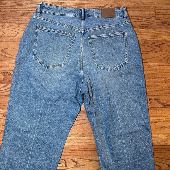 madewell plus curvy '90s straight jean rondell wash blue nn801 women size 16w - Picture 7 of 10